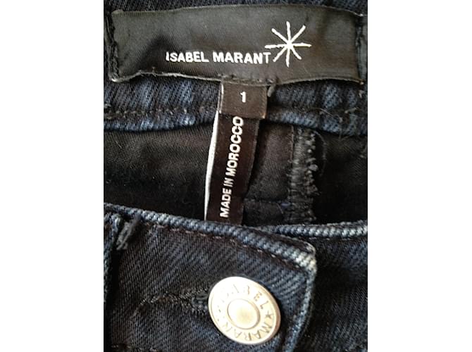 Jeans ISABEL MARANT T.FR 36 Algodón Azul - vista 4