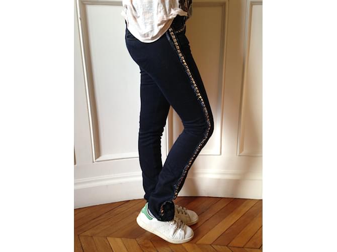 Jeans ISABEL MARANT T.FR 36 Algodón Azul - vista 6