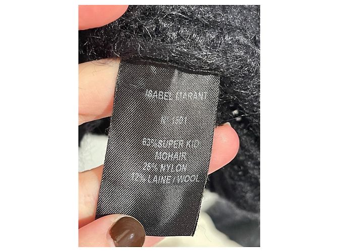 ISABEL MARANT ETOILE Strick T.International XS Wolle Schwarz - Ansicht 7