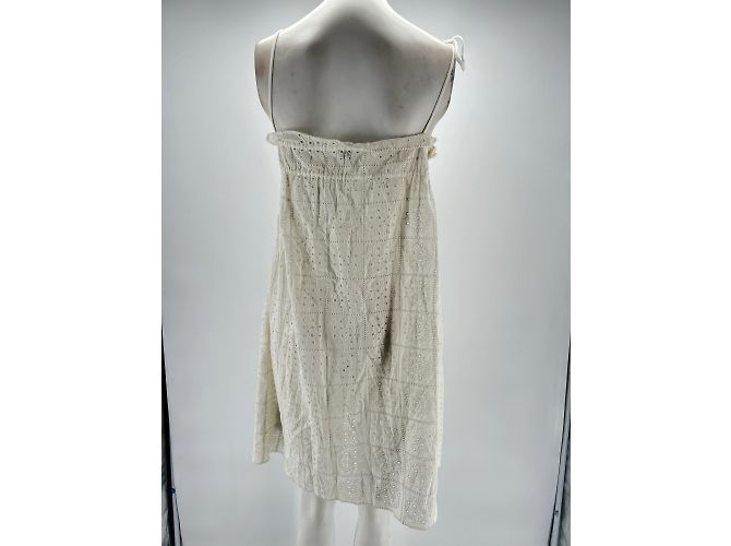 Vestido Ganni T.FR 34 Algodón Blanco - vista 2