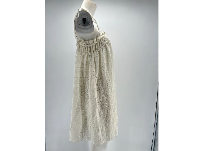Vestido Ganni T.FR 34 Algodón Blanco - vista 4