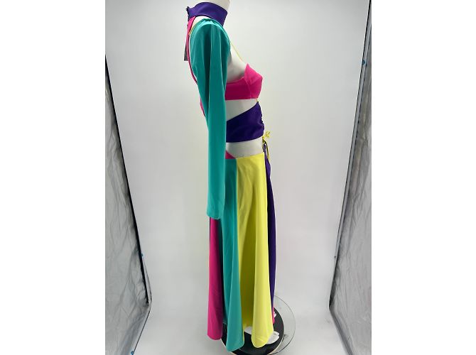 Autre Marque Siedrés Kleid T.FR 38 Polyester Mehrfarben - Ansicht 4