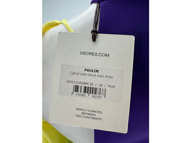 Autre Marque Siedrés Kleid T.FR 38 Polyester Mehrfarben - Ansicht 7