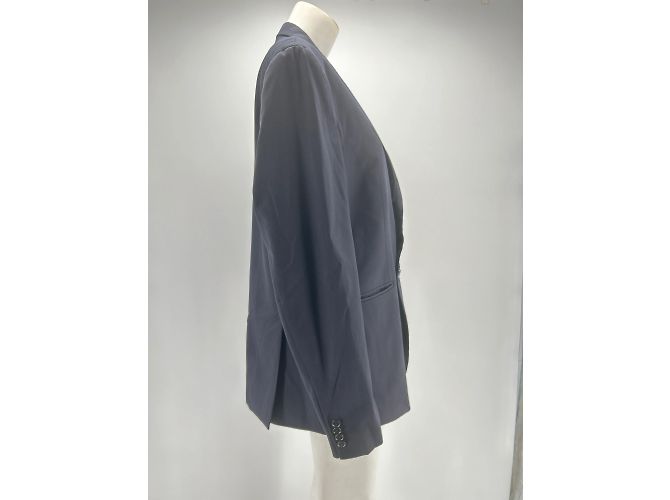 Acne Studios Jacken T.International S Wolle Blau - vista 4