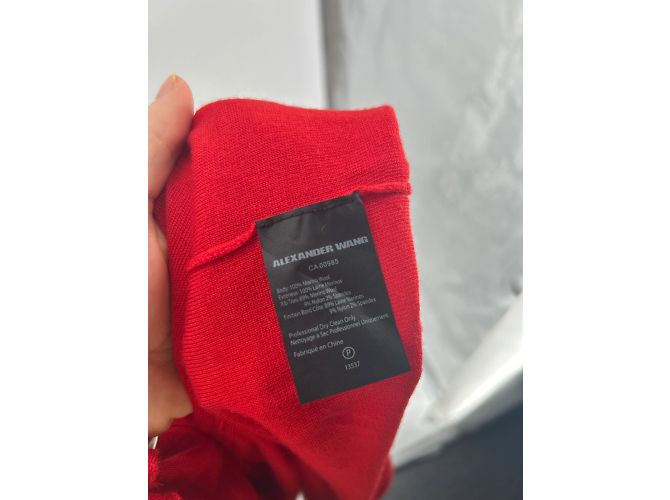 Alexander Wang Strickwaren T.International M Wolle Rot - Ansicht 5