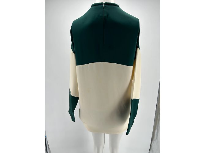 Céline Celine Kleid T.FR 36 Viskose Weiß - Ansicht 2