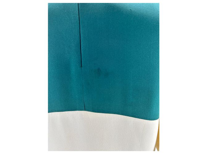 Céline Celine Kleid T.FR 36 Viskose Weiß - Ansicht 6
