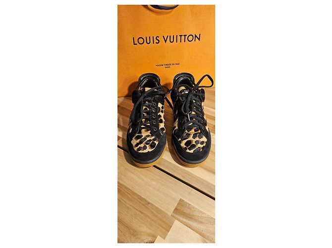 Scarpe da ginnastica "leopardate" Louis Vuitton Stampa leopardo - vista 2
