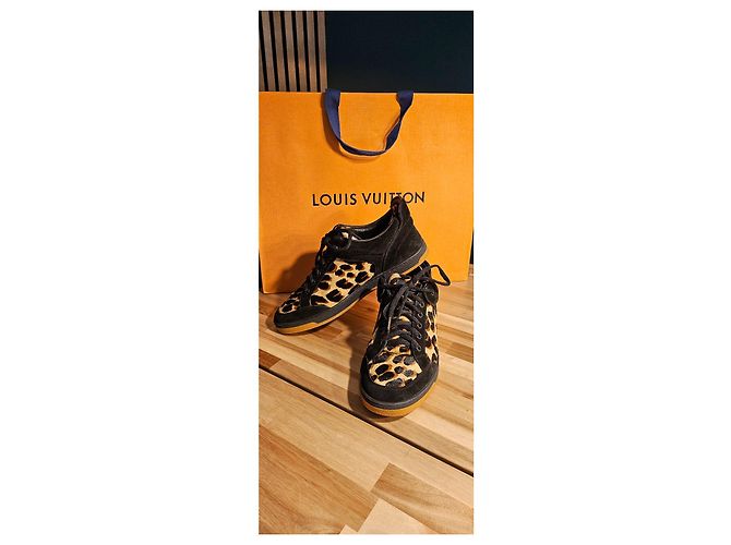 Scarpe da ginnastica "leopardate" Louis Vuitton Stampa leopardo - vista 3