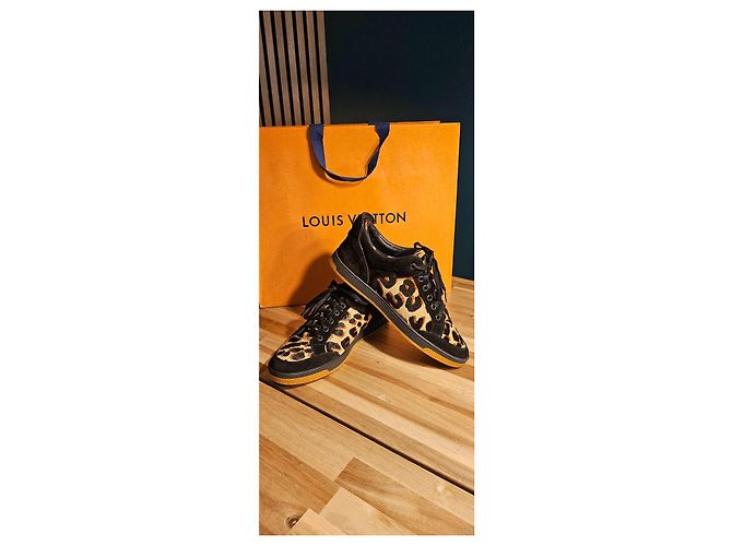 Scarpe da ginnastica "leopardate" Louis Vuitton Stampa leopardo - vista 4