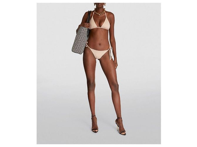 Bikini reversible Fendirama rosa de Fendi. Castaño Monograma - vista 10