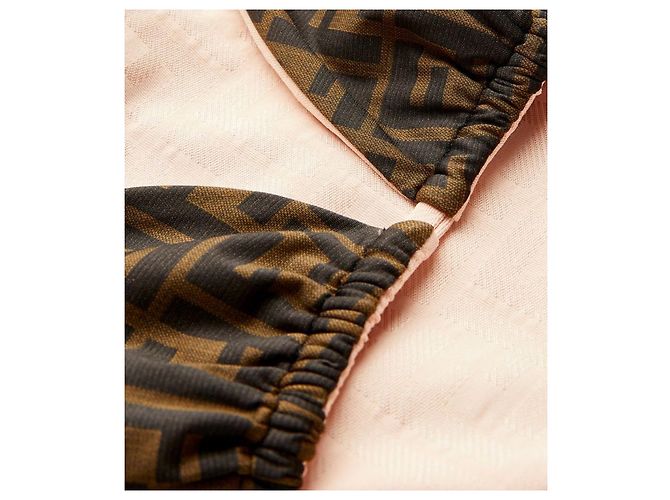 Bikini reversible Fendirama rosa de Fendi. Castaño Monograma - vista 12