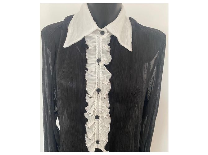 ANNA SUI gerüschte Lyocell-Georgette-Bluse - Ansicht 2