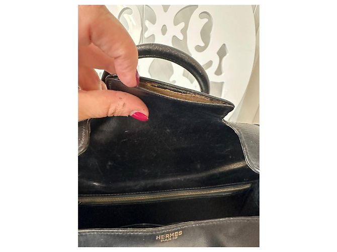 Borsa Hermès Drag Vintage Nero - vista 12