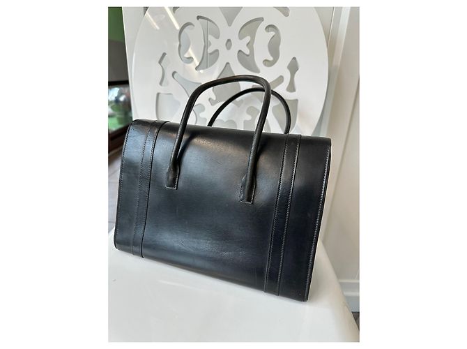 Borsa Hermès Drag Vintage Nero - vista 3
