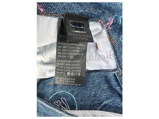 Jeans Philipp Plein Milkshake Delfi Boyfriend Blu Denim - vista 5