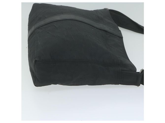 Hermès HERMES Acapulco Basas MM Borsa a tracolla Nylon Nero Auth bs11741 - vista 3