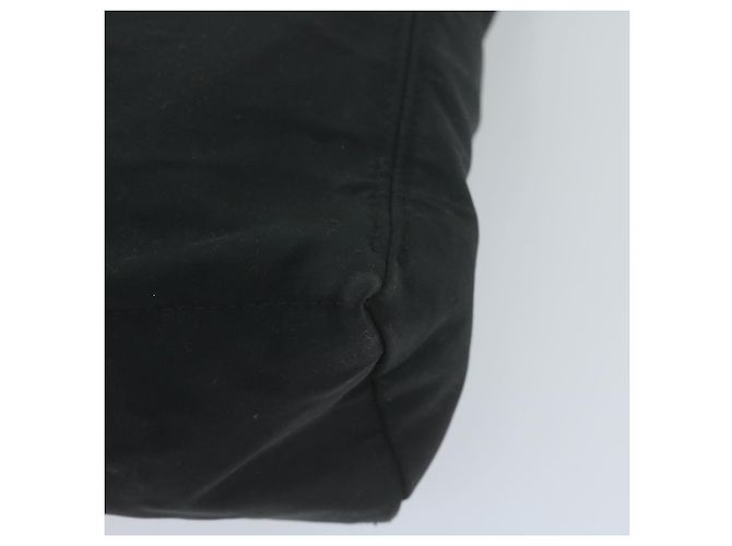 Hermès HERMES Acapulco Basas MM Borsa a tracolla Nylon Nero Auth bs11741 - vista 8