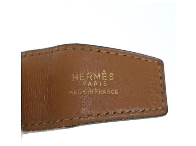 Hermès HERMES Constance Gürtel Leather 35.4""" Dark Brown Original am5720 Dunkelbraun - Ansicht 6
