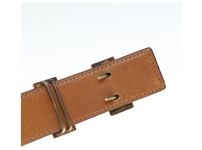 Hermès HERMES Constance Gürtel Leather 35.4""" Dark Brown Original am5720 Dunkelbraun - Ansicht 9