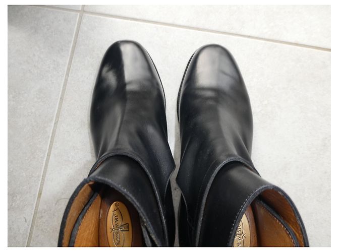 Jodhpur JM Weston in Schwarz, Größe 42, mit Schuhspanner und Staubbeutel, wunderschön. - Ansicht 2