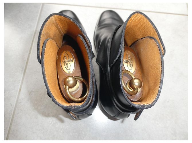 Jodhpur JM Weston in Schwarz, Größe 42, mit Schuhspanner und Staubbeutel, wunderschön. - Ansicht 3