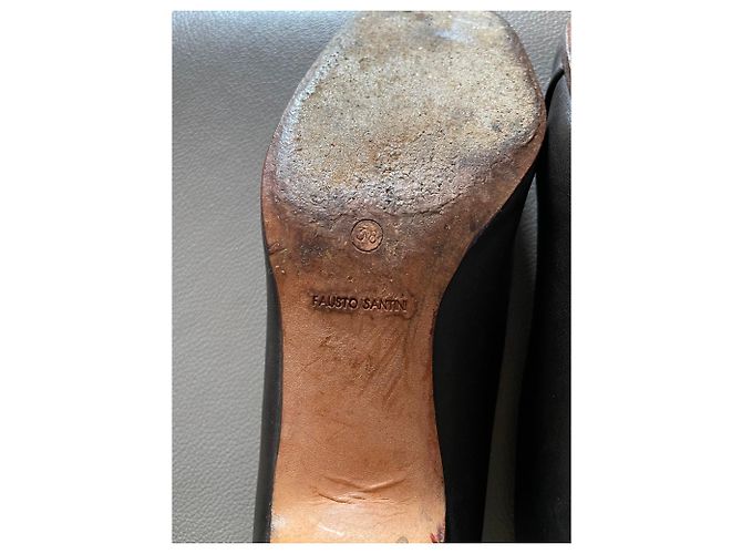 Fausto Santini Pumps aus Lammleder mit T-Ausschnitt.38 Dunkelbraun - Ansicht 11
