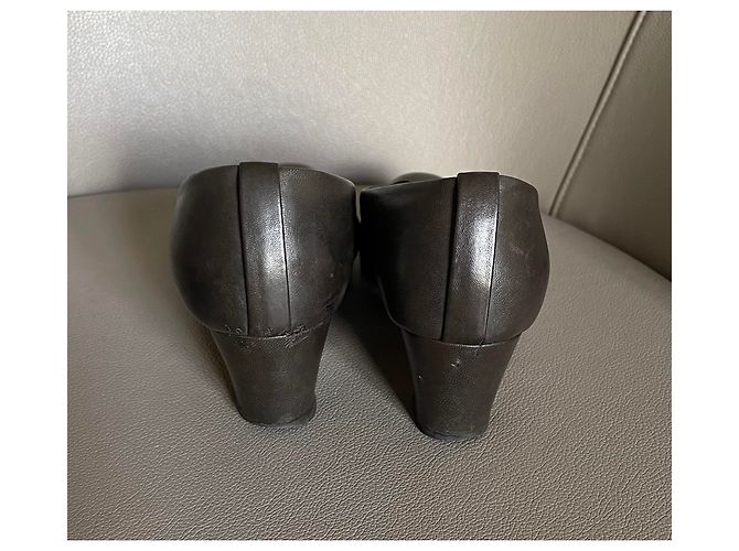 Fausto Santini Pumps aus Lammleder mit T-Ausschnitt.38 Dunkelbraun - Ansicht 21