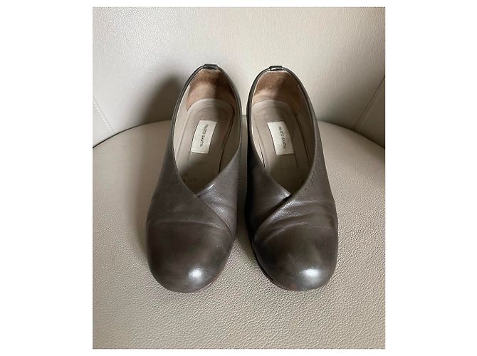 Fausto Santini Pumps aus Lammleder mit T-Ausschnitt.38 Dunkelbraun - Ansicht 25