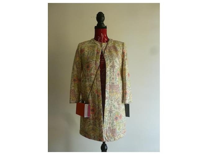 Abrigo de algodón Zara XS Multicolor - vista 6