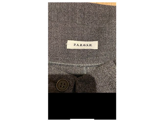Anthrazitgraue Parosh-Shorts - Ansicht 3