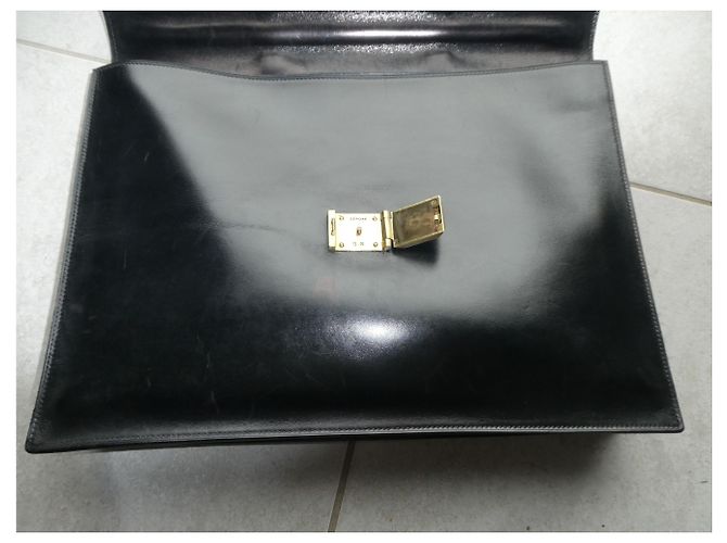 vintage Hermès briefcase Black - view 3
