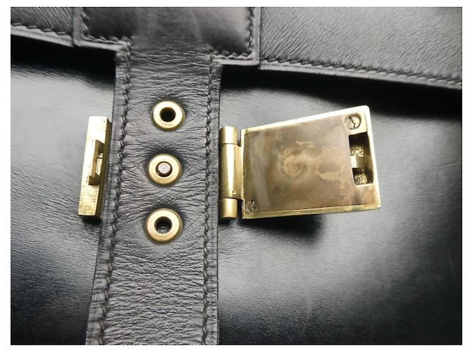 vintage Hermès briefcase Black - view 4