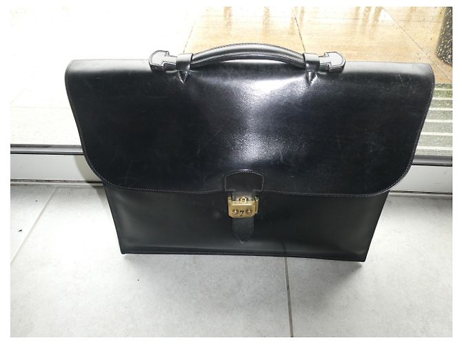 vintage Hermès briefcase Black - view 5