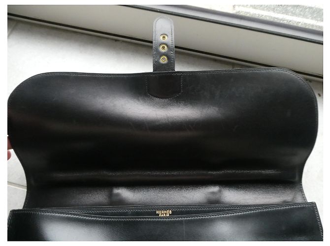 vintage Hermès briefcase Black - view 6