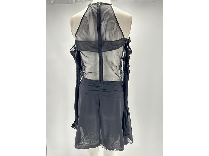Autre Marque Nensi Dojaka Kleider T.International L Polyester Schwarz - Ansicht 2