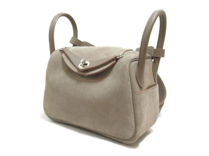 Hermès Swift & Suède Mini Lindy 20 - vue 3