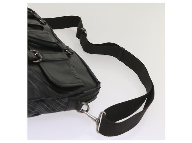 Borsa a tracolla Burberry in pelle nera Auth bs11672 Nero - vista 11