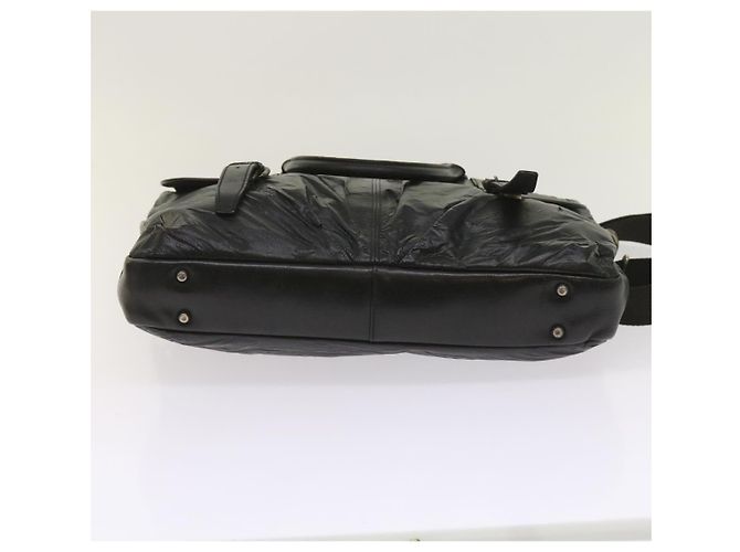 Borsa a tracolla Burberry in pelle nera Auth bs11672 Nero - vista 12