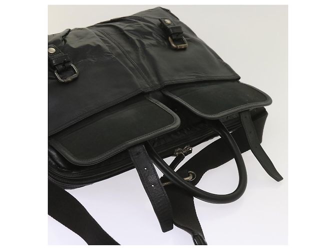 Borsa a tracolla Burberry in pelle nera Auth bs11672 Nero - vista 14