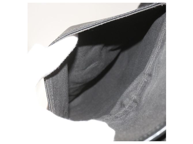 Borsa a tracolla Burberry in pelle nera Auth bs11672 Nero - vista 16