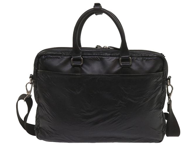 Borsa a tracolla Burberry in pelle nera Auth bs11672 Nero - vista 3