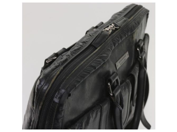 Borsa a tracolla Burberry in pelle nera Auth bs11672 Nero - vista 6