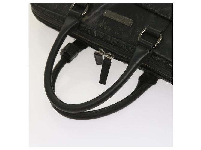 Borsa a tracolla Burberry in pelle nera Auth bs11672 Nero - vista 8
