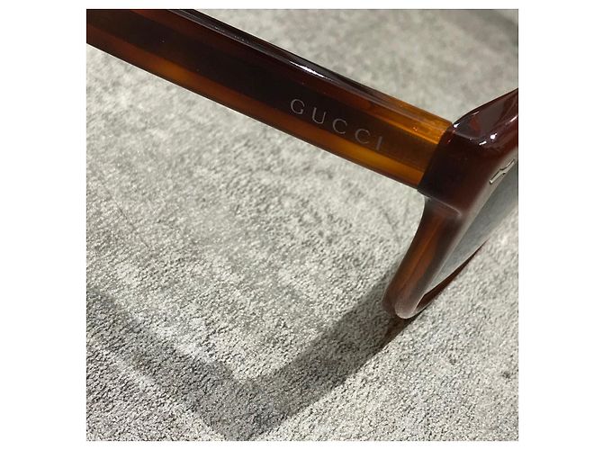 Gafas de sol GUCCI T. Plástico Camello - vista 3