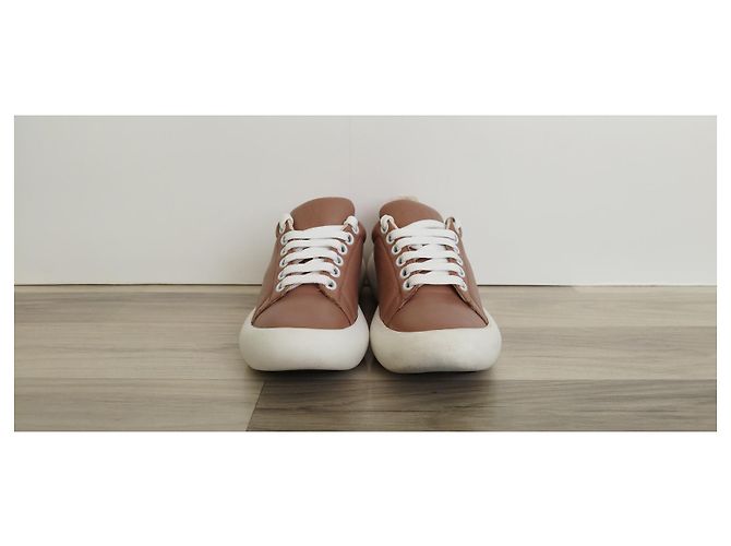 Marni Banana Sneaker Leder Beige - Ansicht 3