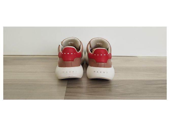 Marni Banana Sneaker Leder Beige - Ansicht 7