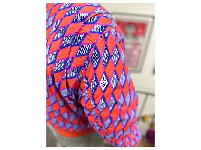 Louis Vuitton Drop Needle Bomberjacke Grafik Polyamid Mehrfarben - Ansicht 3