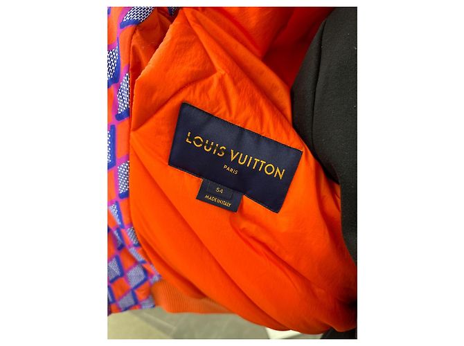 Louis Vuitton Drop Needle Bomberjacke Grafik Polyamid Mehrfarben - Ansicht 4
