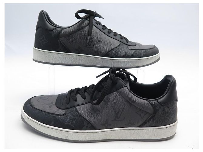 NEUE LOUIS VUITTON Sneakers RIVOLI MONOGRAM ECLIPSE SCHUHE 1BEIM8EB 43 Pumps Grau - Ansicht 3